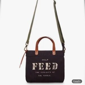 Feed crossbody tote bag Black